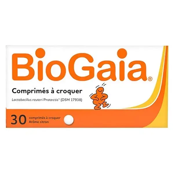 BioGaia reuteri ProTectis probióticos sabor 30 tabletas limón