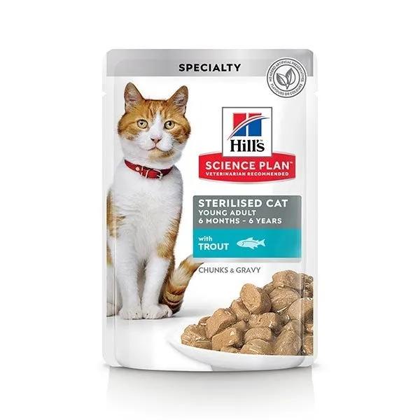 Hill's Science Plan Alimento Per Gatti Con Trota Bustina 85G