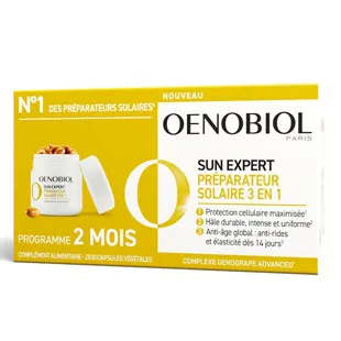 Oenobiol Sun expert 3 in 1 Preparazione solare tripla azione 2x30 capsule