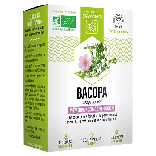 Dayang Bacopa Bio 15 comprimidos
