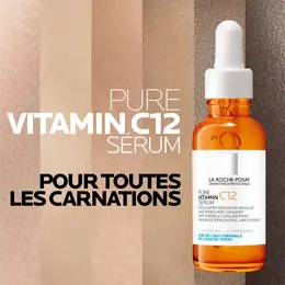 La Roche Posay Pure Vitamin C Coffret anti-rides et éclat: sérum visage et protection SPF50+ OFFERTE