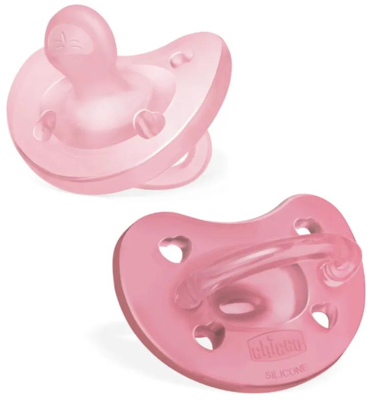 Chicco Physioforma Soft Pacifier Pink 6-16m 2 pcs