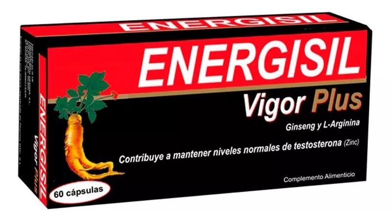 Energisil Vigor Plus Ginseng und L-Arginin 60 Kapseln