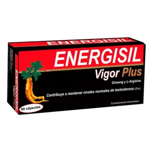 Energisil Vigor Plus Ginseng y L-Arginina 60 Cápsulas
