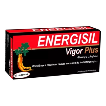 Energisil Vigor Plus Ginseng y L-Arginina - Energía y Resistencia para el  hombre - Farmacia Chamberí