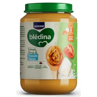 Blédina Tarrirto with Tomato, Rice and White Fish +8m 200 gr