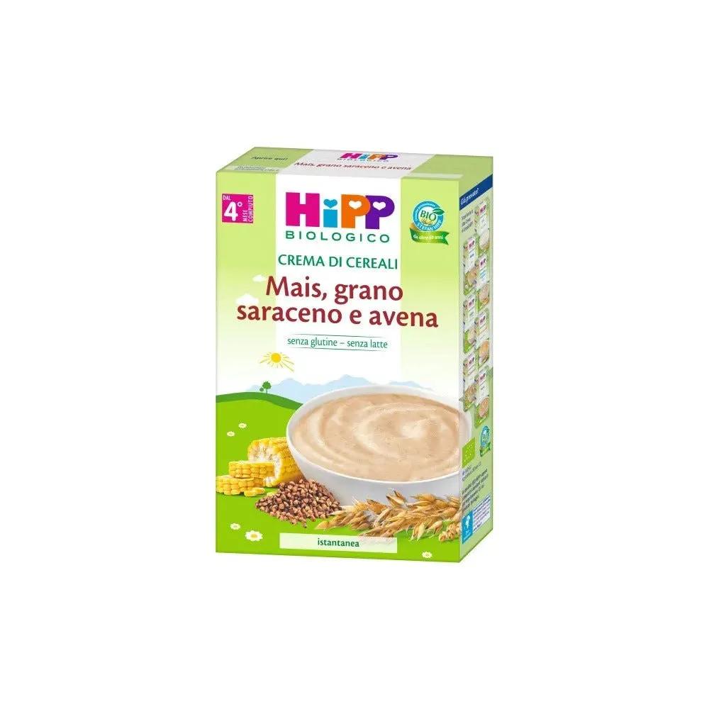 Hipp Bio Creme Cereali Crema Di Mais, Grano Saraceno E Avena 200 G