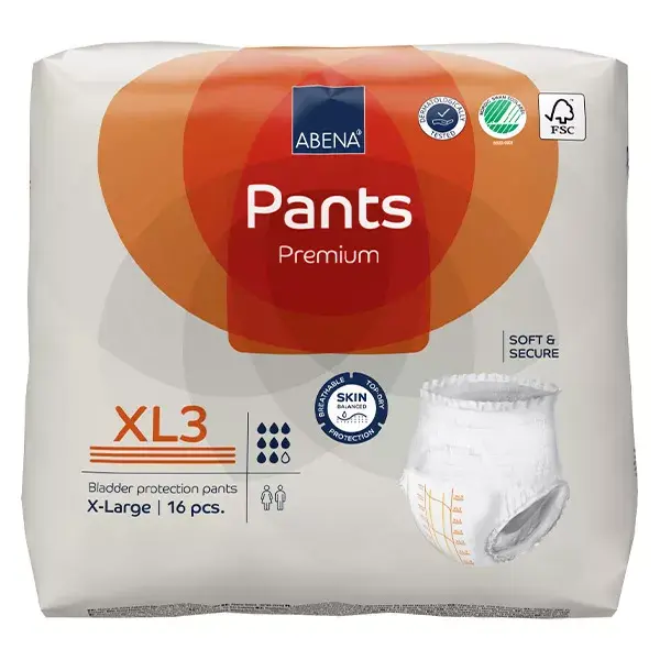 Abena Frantex Pants Premium Culotte Absorbante Taille XL3 16 unités