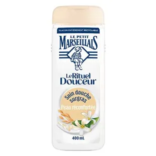 Le Petit Marseillais The Gentle Ritual Shower Gel con latte di riso extra ricco e fiori di gelsomino 400 ml