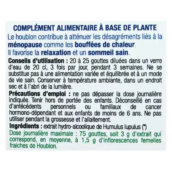 Ladrôme Extrait de Plante Fraîche Houblon Bio 50ml