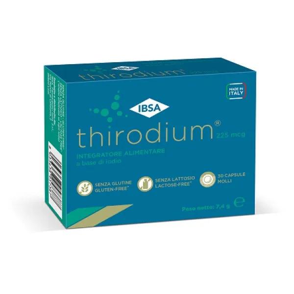 Thirodium 225 mcg Integratore di Iodio 30 Capsule