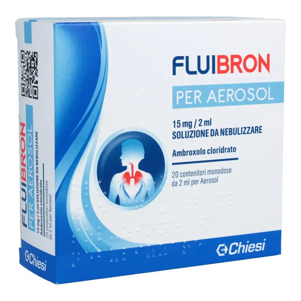 Fluibron Per Aerosol 15 mg/2 ml Soluzione da Nebulizzare 20 Flaconcini Monodose