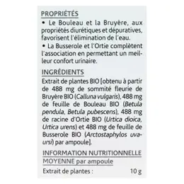 Arkopharma Arkofluides Confort Urinaire Bio 20 ampoules