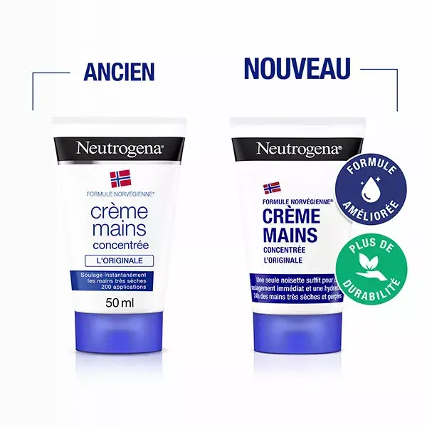 Neutrogena  Crème Mains Concentrée L'Originale Lot de 2 x 50ml