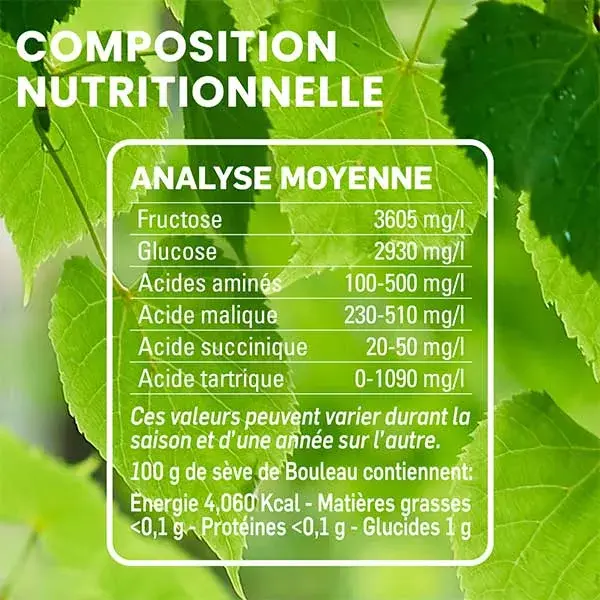 Santarome Bio - Pure Sève de Bouleau Bio - Détoxifie & Reminéralise - 500ml