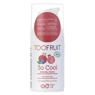 Toofruit Viso So Cool Gel Idratante e Rinfrescante Mirtillo Melograno Bio 30ml