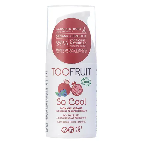 Toofruit So Cool Refreshing Face Gel Blueberry + Pomegranate 30ml