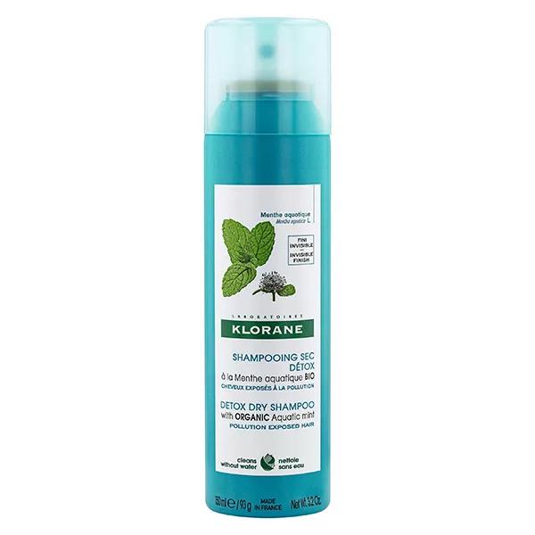 Klorane Anti-Pollution Champú Seco Détox Menta Acuática 150ml