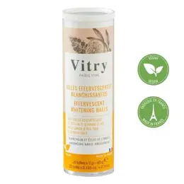 Vitry Nail Care Billes Effervescentes Blancheur et Eclat de l'Ongle 20 billes