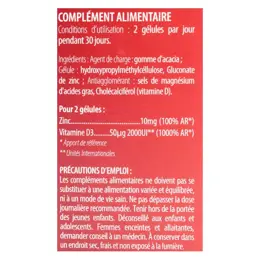 Liquamine Vitamine D3 + Zinc 60 gélules