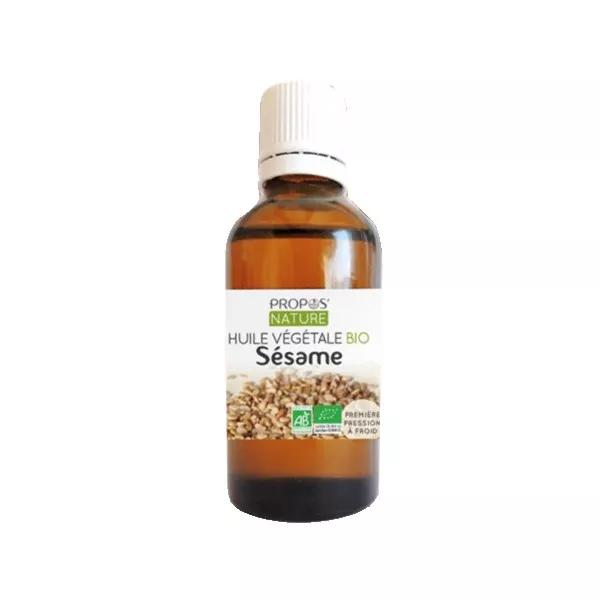 Propos'Nature Aceite Vegetal de Sésamo Bio Frasco de Cristal 50ml