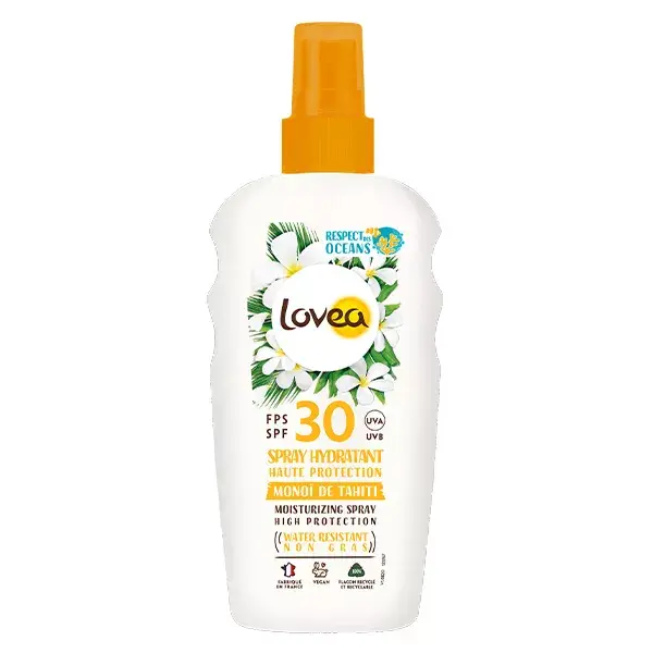 Lovea Solaire Spray Hydratant Monoï de Tahiti SPF30 150ml