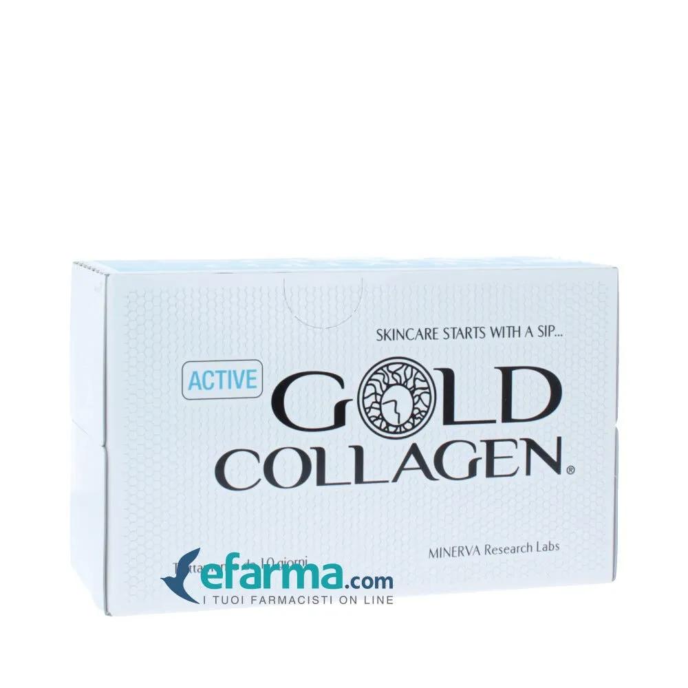 Gold Collagen Active Integratore 10 Flaconcini