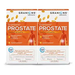 Granions Prostate Lot de 2 x 40 gélules