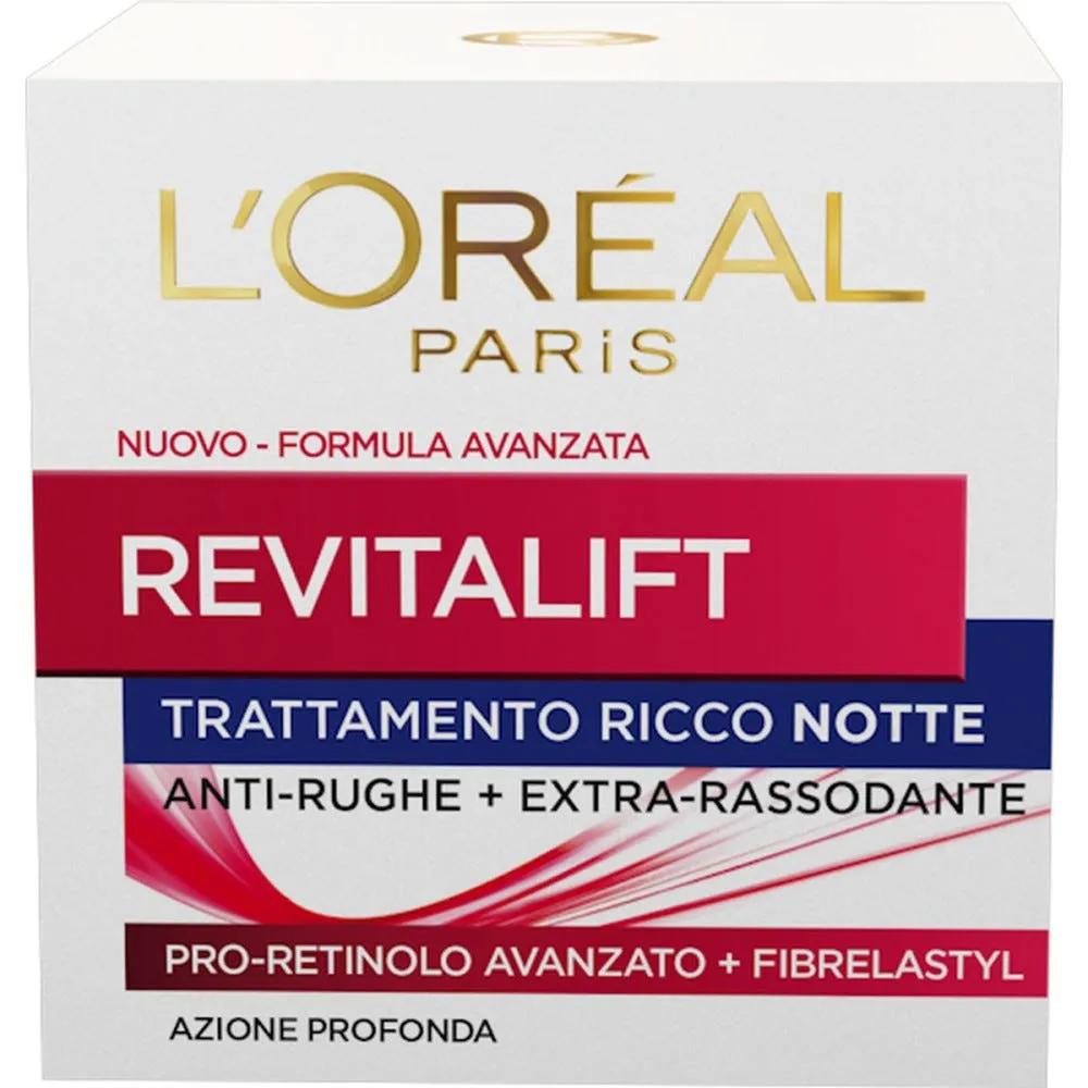 L'Oréal Paris Revitalift Crema Viso Antirughe Pro-Retinolo Notte 50 ml