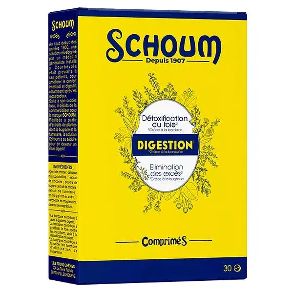 Schoum Digestion 30 comprimés