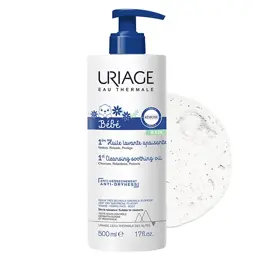 Uriage Bébé 1ère Huile Lavante Apaisante Anti-Irritations 500ml