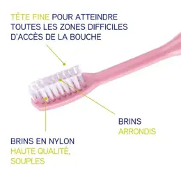 Inava 20/100 brosse à dents souples Lot de 4