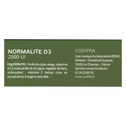 Codifra Normalite D3 Vegan 2000 UI 15ml