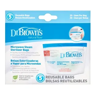 Dr Browns Sacos de esterilização no micro-ondas 5 uds
