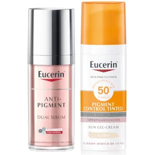 Eucerin Sun Face Pigment Control FPS50+ Light 50 ml + Anti-Pigment Dual Sérum 30 ml