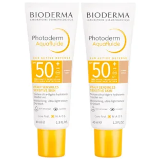 Bioderma Photoderm Aquafluido SPF50+ Light Color 2x40 ml