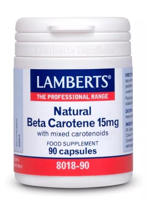 Lamberts Beta Caroteno Natural 15 mg