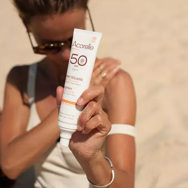 Acorelle Nature Sun Organic Sun Protection Spray for Sensitive Skin and Children SPF50 100ml