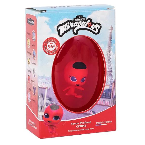 Le Comptoir Du Bain & Miraculous Jabón Sólido Figura Tikki Cereza 75g
