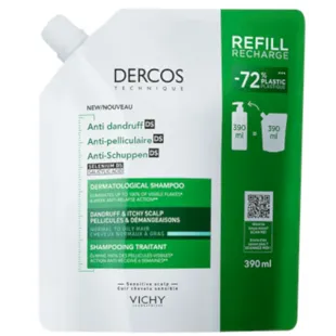 Vichy Dercos Technique Anti-Dandruff Shampoo for Normal or Oily Hair 390 ml