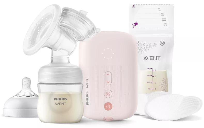 Elektrische Milchpumpe von Philips Avent. 8 Simulations- und 16 Extraktionseinstellungen