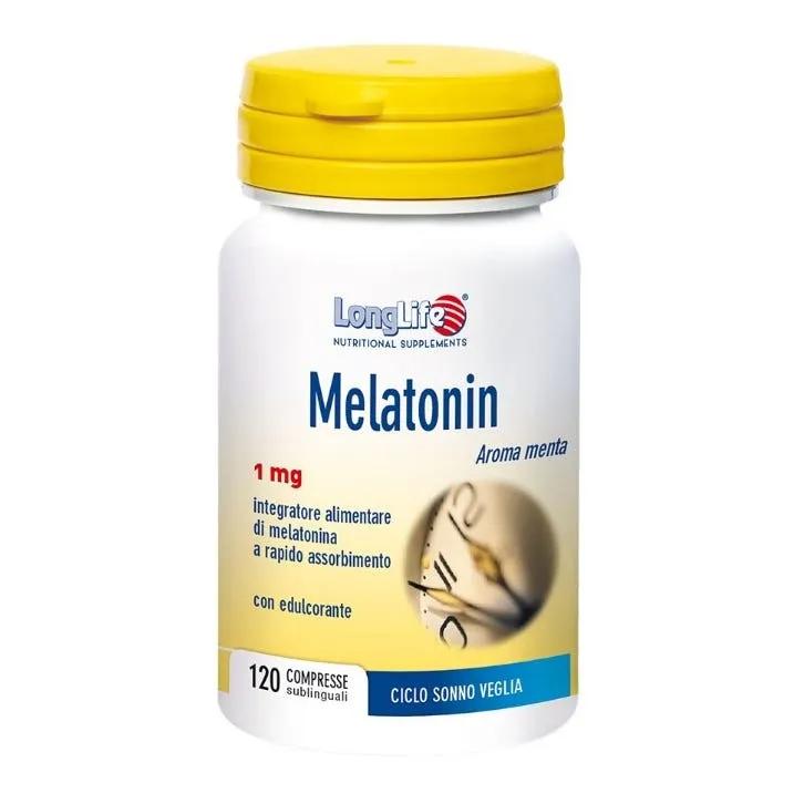 LongLife Melatonin Integratore Sonno 120 Compresse