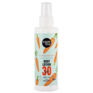 Organic Shop Körperlotion SPF30 Karotte+ Antioxidantien 150 ml