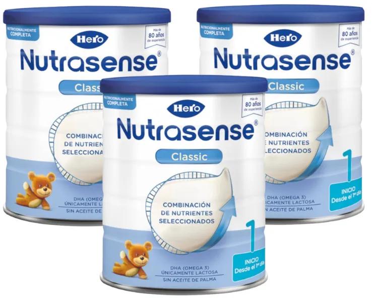 Lait de démarrage Hero Nutrasense Classic 3x800 gr