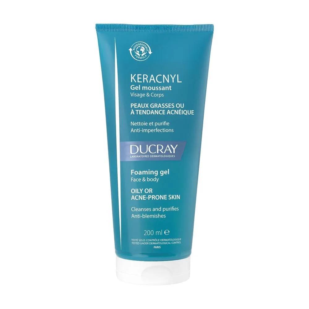 Ducray Keracnyl Gel Detergente Per Pelle Grassa e Acneica 200 ml