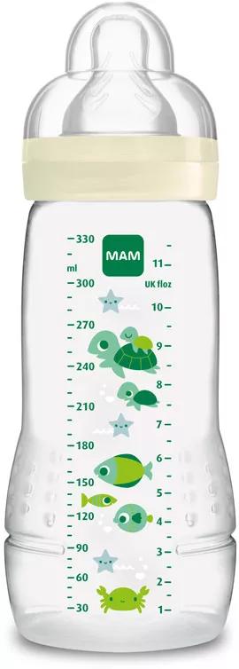 Mam Easy Active Baby Biberón +4m Transparente 330 ml