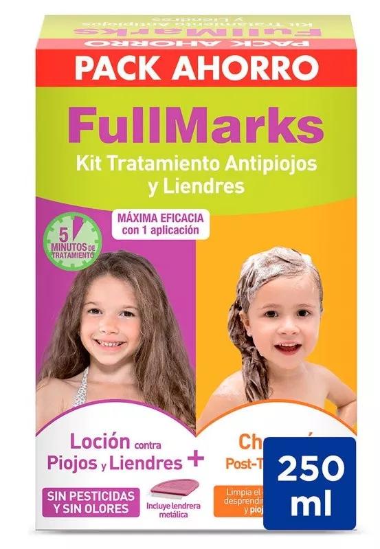 Fullmarks Kit Loção Anti-piolhos + Champô Pós tratamento