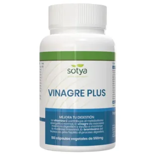 Vinegar Plus Sotya Wine / Pineapple / Papaya 100 Capsules