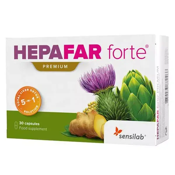 Sensilab Hepafar Forte Premium Detox Foie 30 capsules