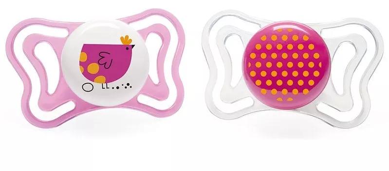 Chicco Chupeta Physioforma Light Rosa 16-36M 2Uds